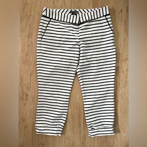 Express capri stripped dressy pants size 2R